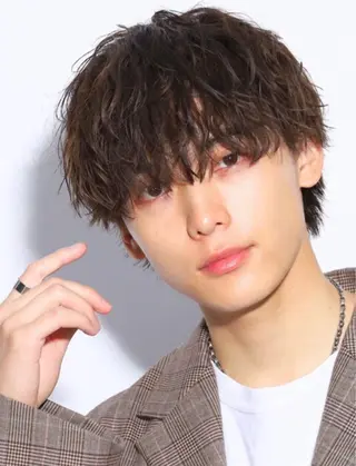 ショート パーマ、縮毛矯正特化 松本真那斗のヘアスタイル