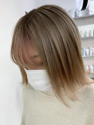 ミディアム 🥇近藤 恭輔🥇 Recharme新保のヘアスタイル