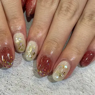 ネイル LUNI（シェアサロンHeartSpace内）所属・LUNI 久屋大通 ˚✧₊⁎/ yuriのネイルデザイン