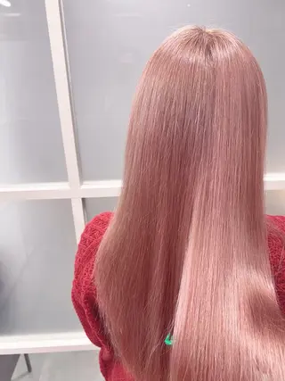 セミロング カラー newi ナカノのヘアスタイル
