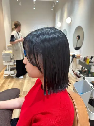 ミディアム 梅本 夢香のヘアスタイル