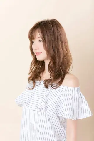 セミロング luludi  by APHRODITE GINZA所属・うる艶カラー✨/ nanako🤎のヘアスタイル