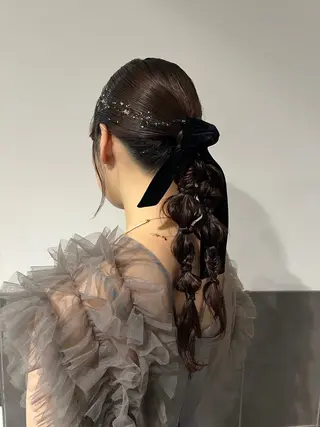 ヘアアレンジ 🌱スパ🌱オリーブ カラー🍐愛衣香のヘアスタイル