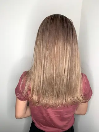 ロング カラー レイヤー/ウルフ ハイトーンhiroのヘアスタイル