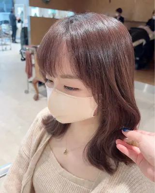 ミディアム Of hair 　自由が丘　　WEST店所属・松平 葵のヘアスタイル