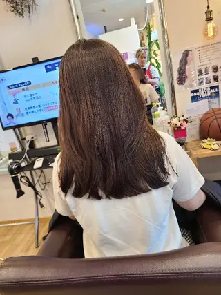 ロング シ マのヘアスタイル
