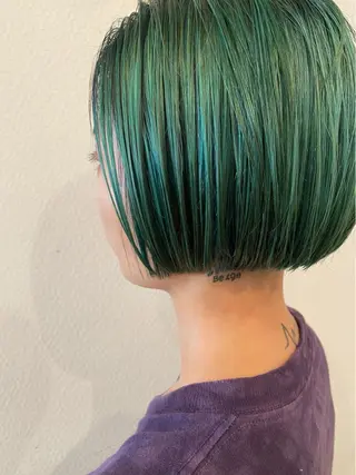 ショート カラー 🌈🌸あおき みちる🌟💗のヘアスタイル