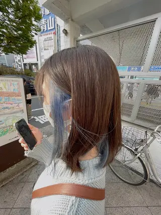 ミディアム 必ず似合わせます/ レイヤー/石戸谷海斗のヘアスタイル