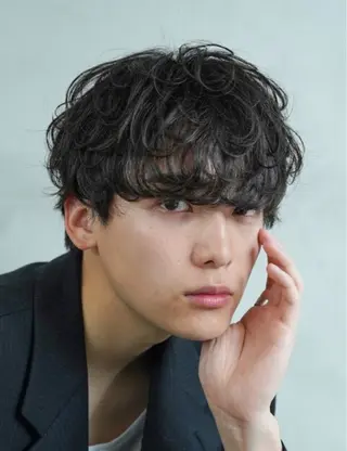 パーマ メンズ 🎀メンズパーマ☆ 艶カラー☆Syuriのヘアスタイル