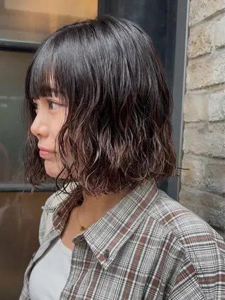 ミディアム パーマ MIKU ♡彡のヘアスタイル