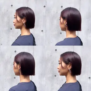 ショート カラー カジュアルを女っぽく 𝗮𝘆𝗮𝗰𝗼のヘアスタイル