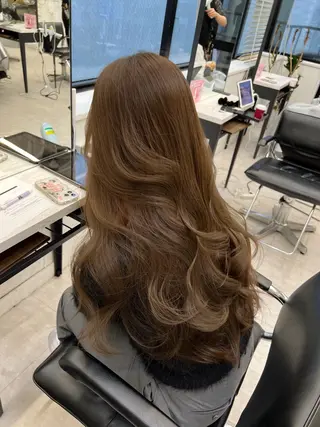 ロング カラー 映える顔まわり/前髪 特化 💗 ユキマのヘアスタイル