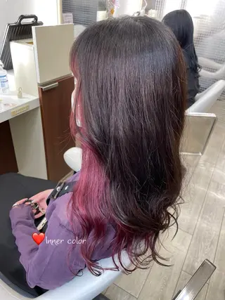 ロング カラー 豊田 智美のヘアスタイル