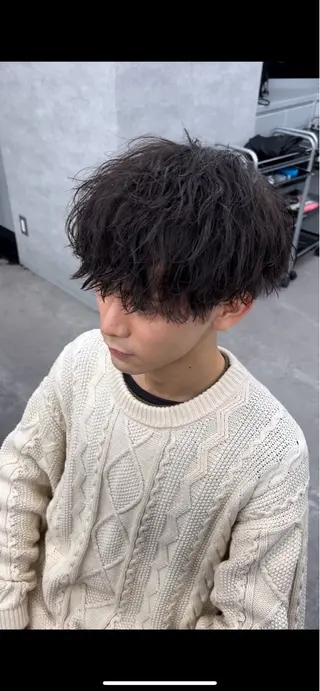 パーマ キッズ 新世代パーマ⚡️ の達人トモ⚡️のヘアスタイル