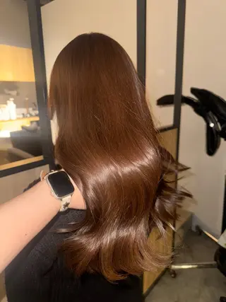 ロング カラー ブリーチ/艶カラー/ sakura❤︎のヘアスタイル