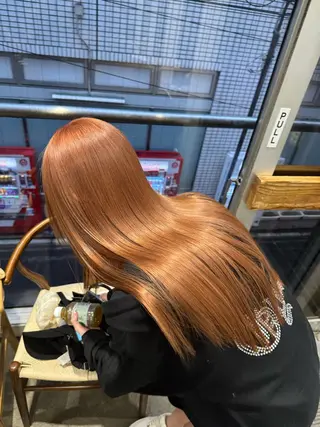 ロング JUNYA 海外ガールヘアのヘアスタイル