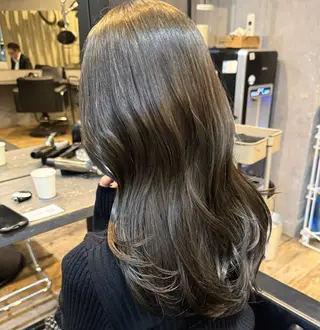 ロング カラー メンズカット/パーマ 艶カラーTAIGA︎のヘアスタイル