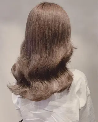 ロング カラー ヘアアレンジ 心斎橋🤍韓国風🤍 Mamiのヘアスタイル