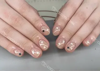 ネイル 神田 ココナッツのネイルデザイン