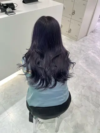 セミロング カラー ヘアアレンジ ‎🤍韓国ボブ/ 縮毛矯正🪽‪ひかりのヘアスタイル