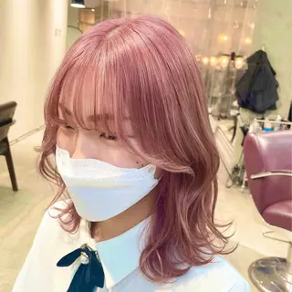 セミロング カラー ヘアアレンジ 🌹TikTok４万 ﾌｫﾛﾜｰ🌹AKIのヘアスタイル