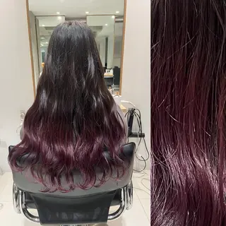 ロング カラー ヘアアレンジ stylist ◎RUKI.のヘアスタイル