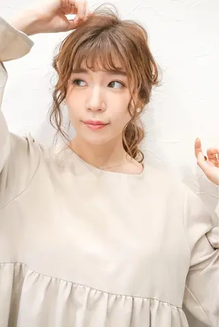 ロング ヘアアレンジ SHANTi 飯塚 ヘアセット/髪質改善のヘアスタイル