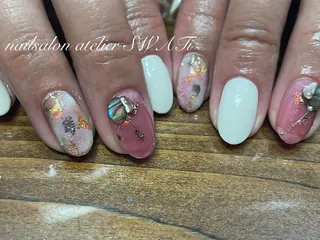 ネイル ヘアーサロン大野所属・nailsalon SWATiのネイルデザイン