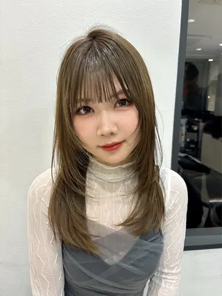 セミロング MOMOHA/ 🍑レイヤーカットのヘアスタイル