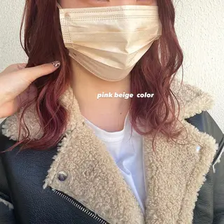 セミロング カラー パーマ ヘアアレンジ メンズ キッズ ネイル マツエク・マツパ アイブロウ 透明感カラー・レイヤ ー🎀amika🎀のヘアスタイル