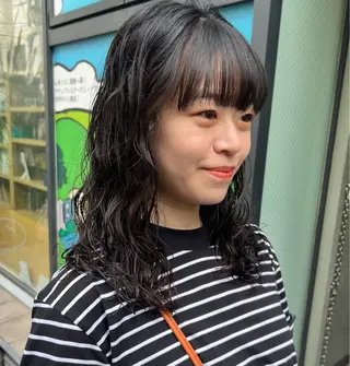 セミロング パーマ KIHO ｜Bond 三軒茶屋のヘアスタイル