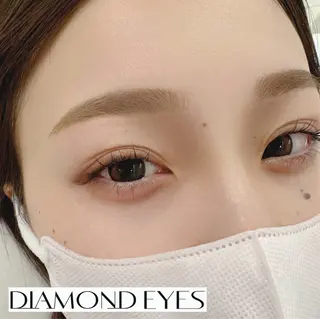 アイブロウ ダイヤモンドアイズ ⭐︎EBIEのマツエク・マツパデザイン