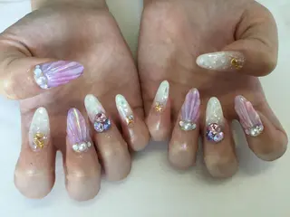 ネイル 💎🐰 saki. m 🐰💎のネイルデザイン