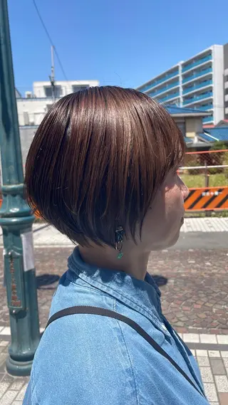 ショート ショート/ハイライト 特化  松倉のヘアスタイル
