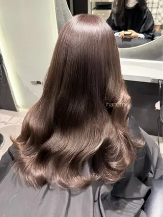 ロング カラー 韓国サロン出身 narumi‎‎🤍のヘアスタイル