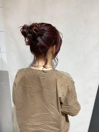 ミディアム ヘアアレンジ Ami 🕊‎✨のヘアスタイル