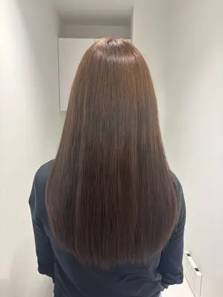 ロング リン🔔ボブ cut ベージュカラー🤎のヘアスタイル