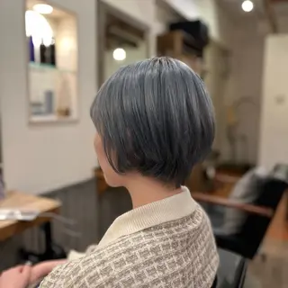 ショート カラー いなば えりなのヘアスタイル