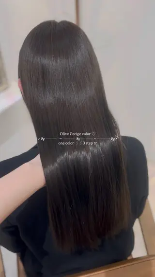 カラー Yuui🩰アレンジ /髪質改善カラーのヘアスタイル