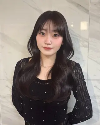ロング 🤍韓国ヘア/ 楓🤍のヘアスタイル