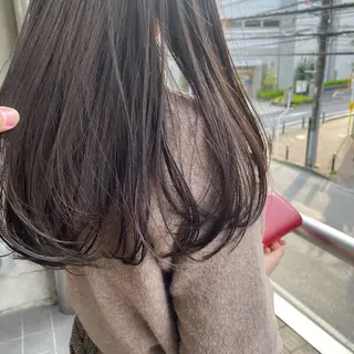 セミロング ボブ/パーマ ミヒラケイタのヘアスタイル