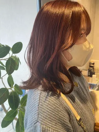 ミディアム カラー Nagisa. /ニュアンスパーマのヘアスタイル