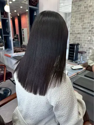 ロング 佐藤 玲杏のヘアスタイル