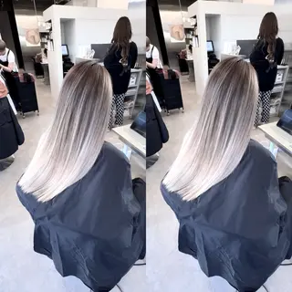 カラー シールエクステ/ 美髪カラー/茉央のヘアスタイル