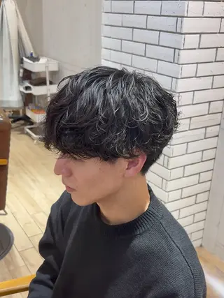 パーマ メンズ メンズ/パーマ/ 目黒/オノザトのヘアスタイル