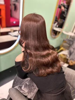 カラー αito新宿 カットモデル募集のヘアスタイル