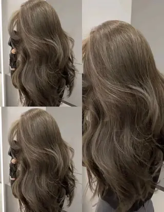 ロング カラー レイヤー/韓国ヘア/ 梅田/中崎町のヘアスタイル