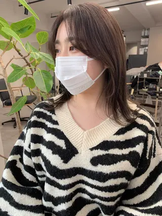 セミロング カラー ELTE表参道所属・✨上品レディーなヘア スタイルへ✨髙木諒也のヘアスタイル