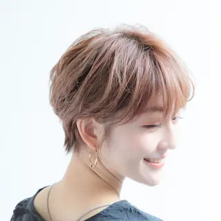 ショート 🇰🇷韓国レイヤー 錦糸町【北山謙三】のヘアスタイル
