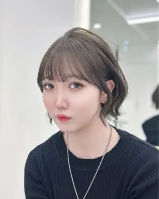 ショート 韓国顔まわり/前髪 /レイヤー/いつきのヘアスタイル